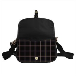 ScotsTee Shop Scottish Navy Dress Blue Tartan Women's Chain Crossbody Bag Square Bag