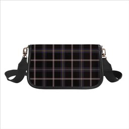 ScotsTee Shop Scottish Navy Dress Blue Tartan Women's Chain Crossbody Bag Square Bag