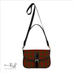 ScotsTee Shop Scottish McIntosh Red Tartan Women's Chain Crossbody Bag Square Bag