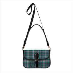 ScotsTee Shop Scottish Thompson Society Dress Blue Ancient Tartan Women's Chain Crossbody Bag Square Bag