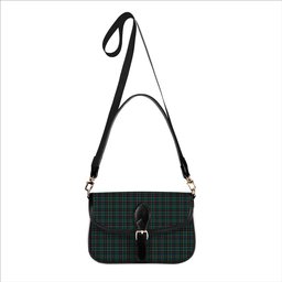 ScotsTee Shop Scottish Stevenson Modern Tartan Women's Chain Crossbody Bag Square Bag