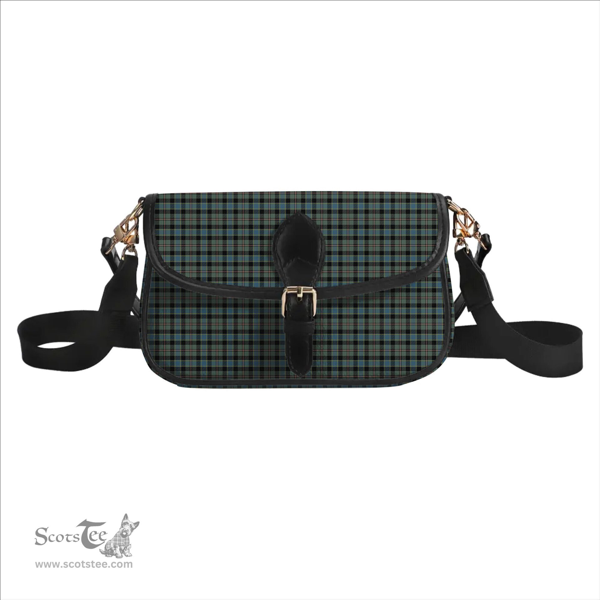 ScotsTee Shop Scottish Ogilvie of Inverarity – VS 1 Tartan Women's Chain Crossbody Bag Square Bag