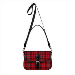 ScotsTee Shop Scottish Ruthven Modern Tartan Women's Chain Crossbody Bag Square Bag
