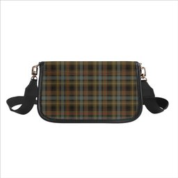ScotsTee Shop Scottish Stewart Hunting Weathered Tartan Women's Chain Crossbody Bag Square Bag