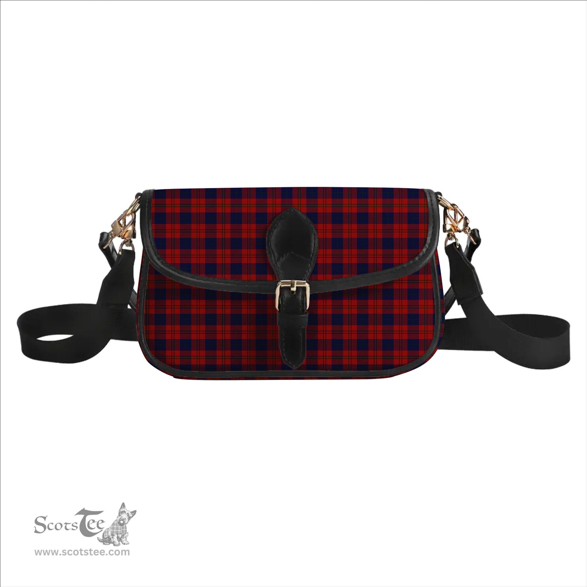 ScotsTee Shop Scottish Wotherspoon Tartan Women's Chain Crossbody Bag Square Bag