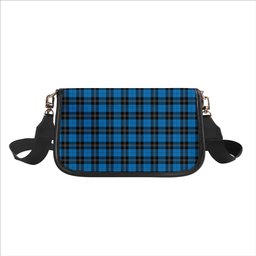 ScotsTee Shop Scottish Ramsay Blue Ancient Tartan Women's Chain Crossbody Bag Square Bag