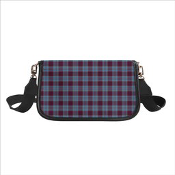 ScotsTee Shop Scottish Royal Canadian Air Force Modern Tartan Women's Chain Crossbody Bag Square Bag