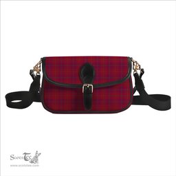 ScotsTee Shop Scottish Stirling of Keir Modern Tartan Women's Chain Crossbody Bag Square Bag