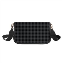 ScotsTee Shop Scottish Stewart Mourning Originaux Modern Clan Tartan Women's Chain Crossbody Bag Square Bag