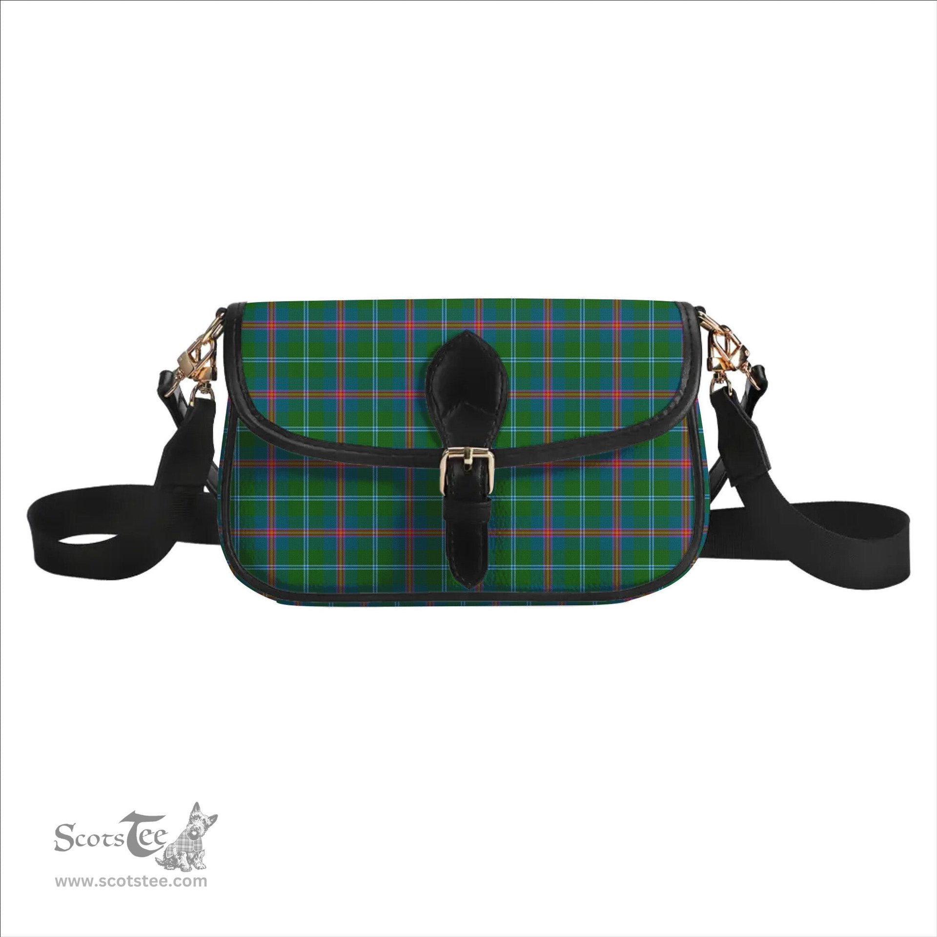 ScotsTee Shop Scottish Young Ancient Tartan Women's Chain Crossbody Bag Square Bag