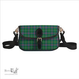 ScotsTee Shop Scottish Young Ancient Tartan Women's Chain Crossbody Bag Square Bag