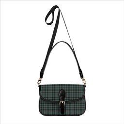 ScotsTee Shop Scottish Ogilvie (Ogilvy) Hunting Tartan Women's Chain Crossbody Bag Square Bag