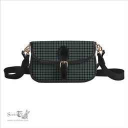 ScotsTee Shop Scottish Ogilvie (Ogilvy) Hunting Tartan Women's Chain Crossbody Bag Square Bag