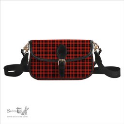 ScotsTee Shop Scottish Murray of Ochtertyre Ancient Tartan Women's Chain Crossbody Bag Square Bag