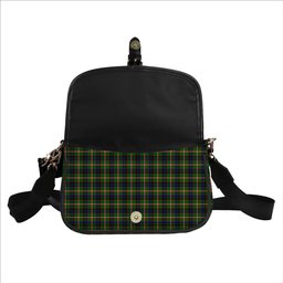 ScotsTee Shop Scottish Reid Green SC Tartan Women's Chain Crossbody Bag Square Bag