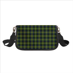 ScotsTee Shop Scottish Reid Green SC Tartan Women's Chain Crossbody Bag Square Bag