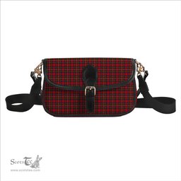 ScotsTee Shop Scottish Stewart Royal 1988 M&S Tartan Women's Chain Crossbody Bag Square Bag