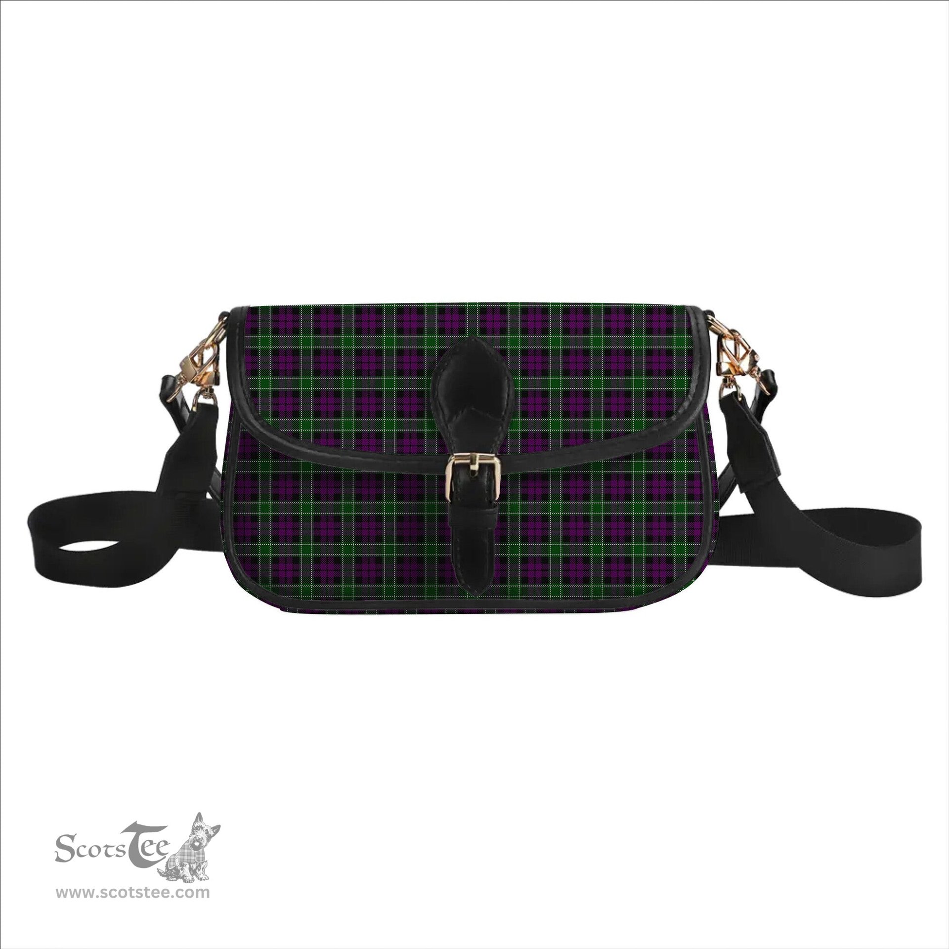 ScotsTee Shop Scottish Wilsons 158 Tartan Women's Chain Crossbody Bag Square Bag