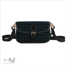 ScotsTee Shop Scottish Robertson Hunting Modern Clan Tartan Women's Chain Crossbody Bag Square Bag