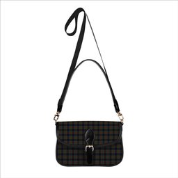 ScotsTee Shop Scottish Stewart Black 2 Tartan Women's Chain Crossbody Bag Square Bag