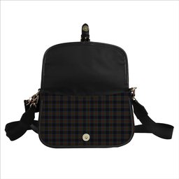 ScotsTee Shop Scottish Stewart Black 2 Tartan Women's Chain Crossbody Bag Square Bag