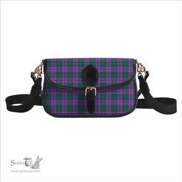 ScotsTee Shop Scottish Wardlaw Ancient Tartan Women's Chain Crossbody Bag Square Bag