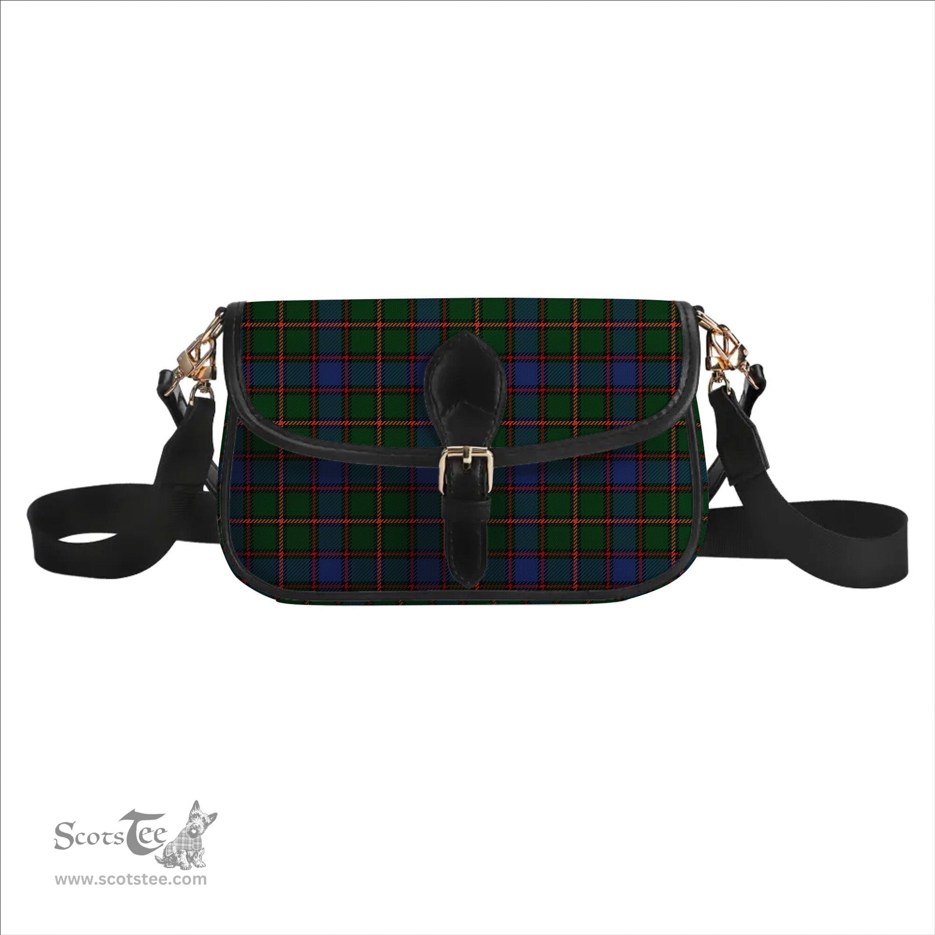 ScotsTee Shop Scottish Skene Tartan Women's Chain Crossbody Bag Square Bag