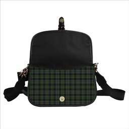 ScotsTee Shop Scottish Scott Green Tartan Women's Chain Crossbody Bag Square Bag