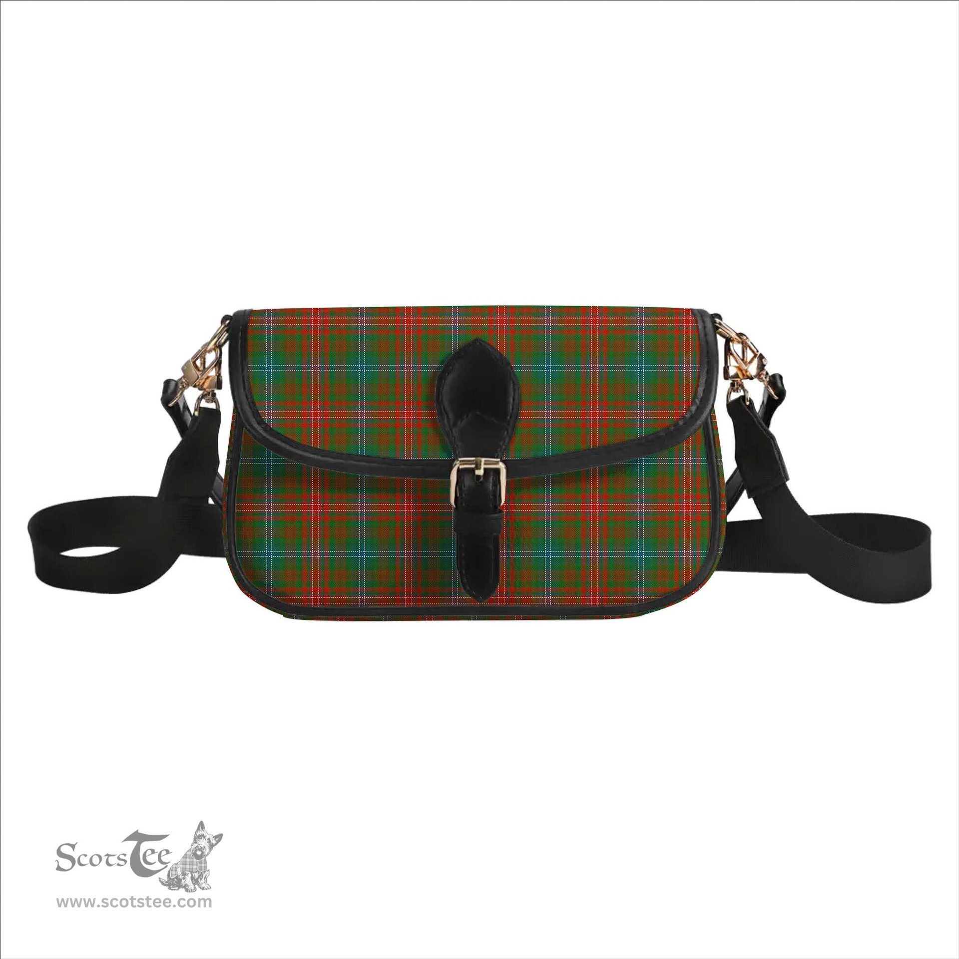 ScotsTee Shop Scottish Wilson Ancient Clan Tartan Women's Chain Crossbody Bag Square Bag