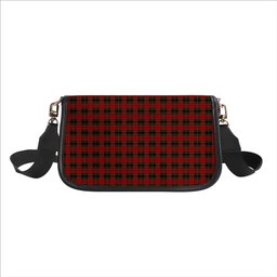ScotsTee Shop Scottish Rosser of Wales Tartan Women's Chain Crossbody Bag Square Bag