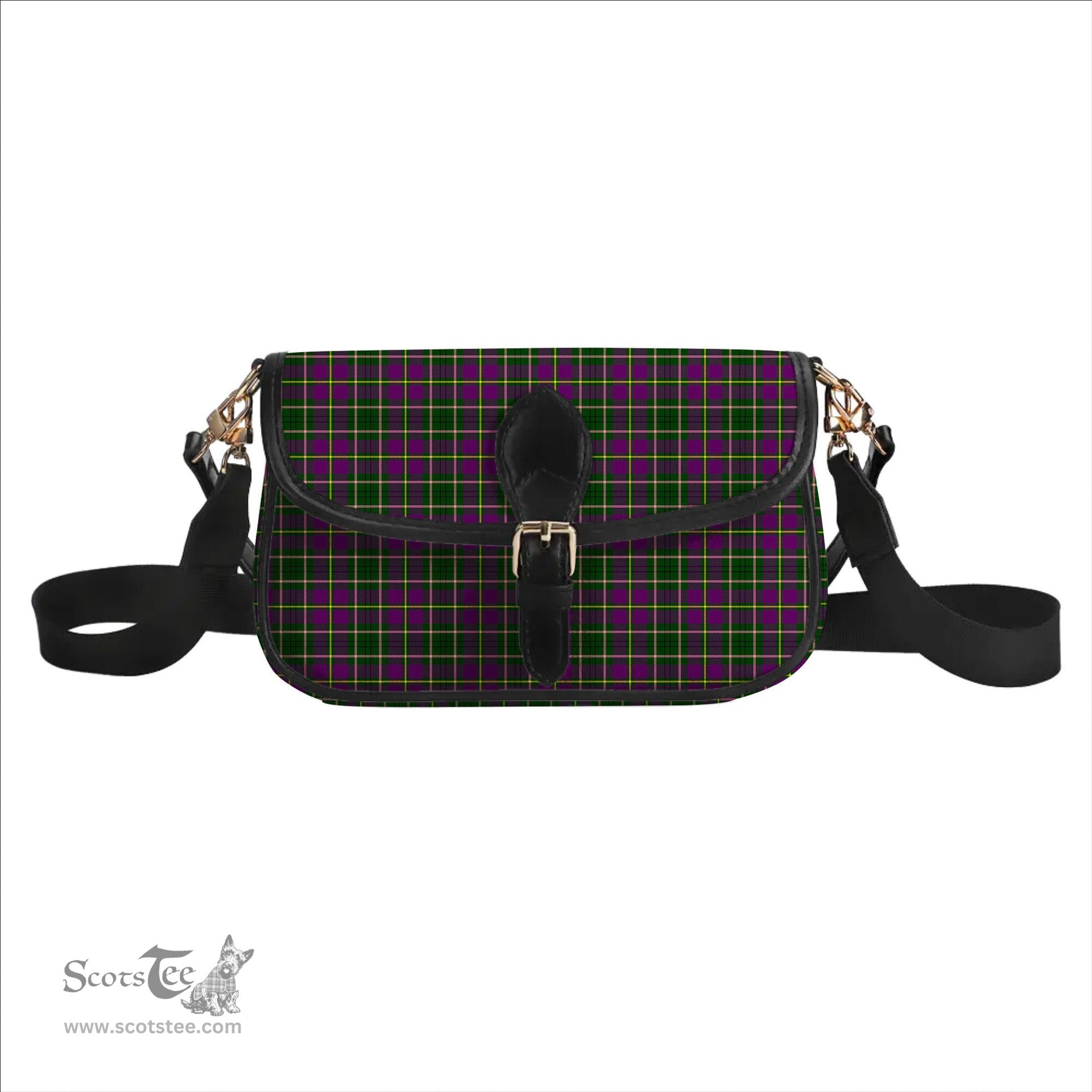 ScotsTee Shop Scottish Tailyour Tartan Women's Chain Crossbody Bag Square Bag