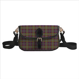 ScotsTee Shop Scottish Wexford County, Crest Range Tartan Women's Chain Crossbody Bag Square Bag