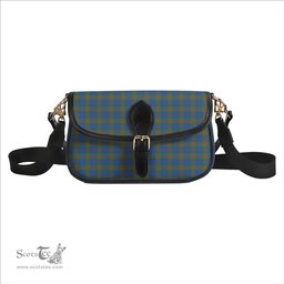 ScotsTee Shop Scottish Stewart of Appin Hunting Ancient Tartan Women's Chain Crossbody Bag Square Bag