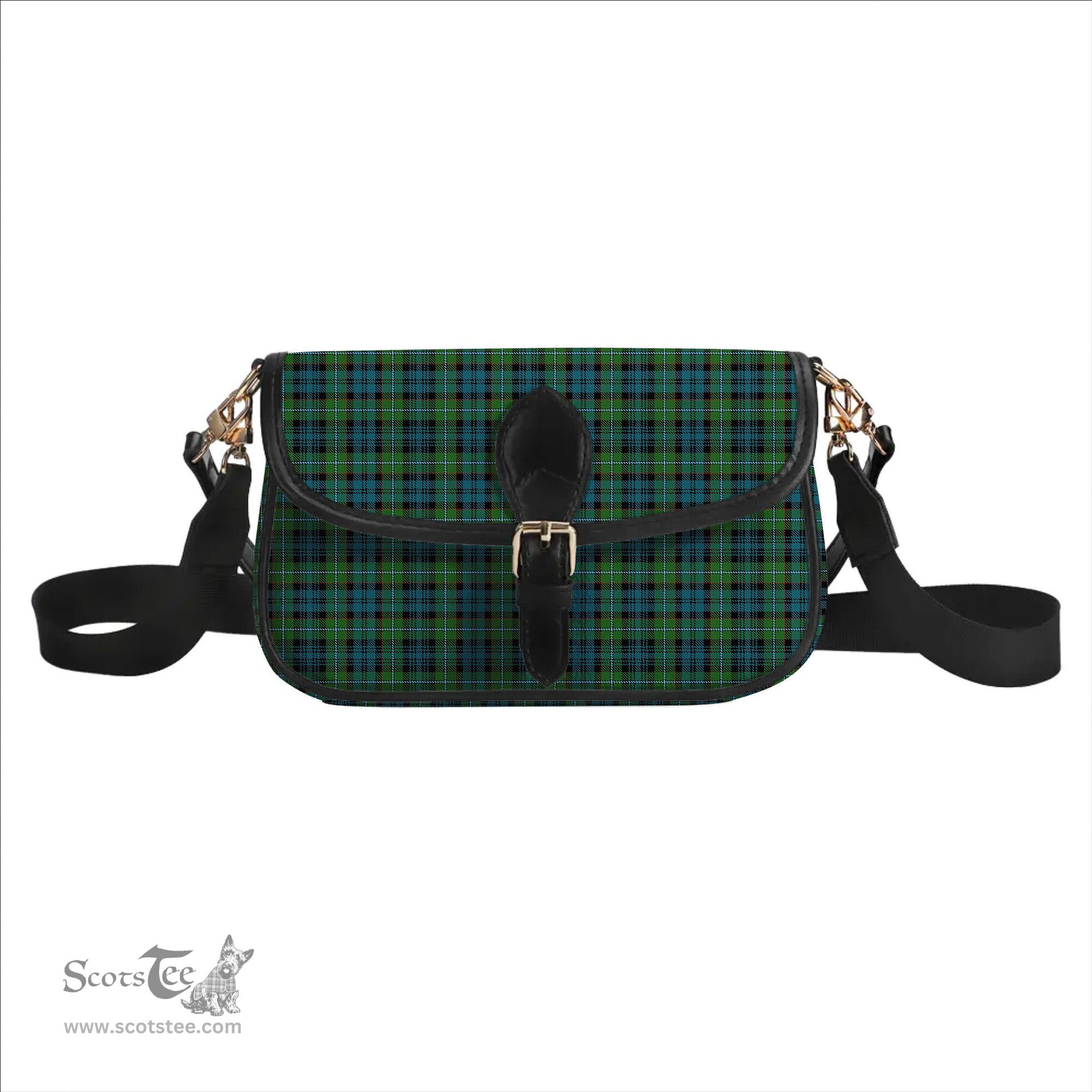ScotsTee Shop Scottish Semple Ancient Tartan Women's Chain Crossbody Bag Square Bag