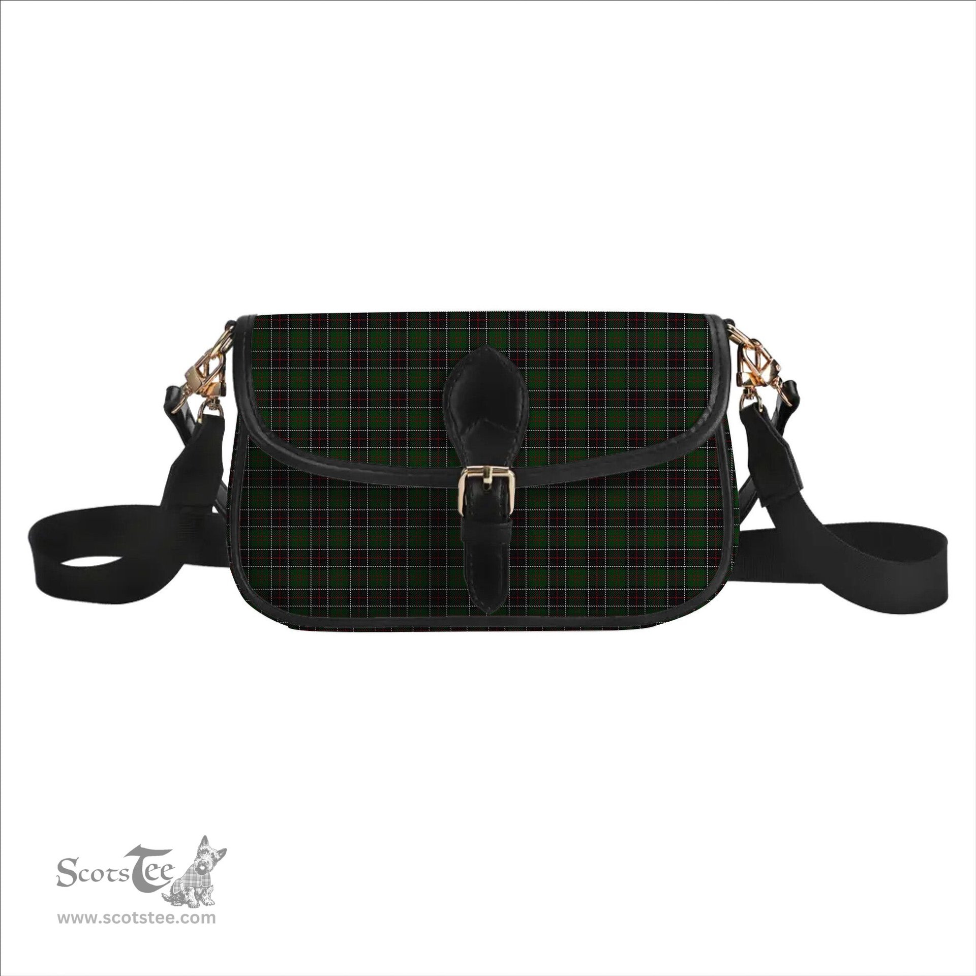 ScotsTee Shop Scottish Sinclair Hunting Tartan Women's Chain Crossbody Bag Square Bag