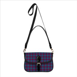 ScotsTee Shop Scottish Yarns to Yearn For Tartan Women's Chain Crossbody Bag Square Bag