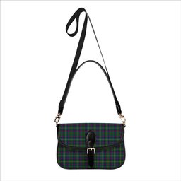 ScotsTee Shop Scottish Wood Modern Tartan Women's Chain Crossbody Bag Square Bag