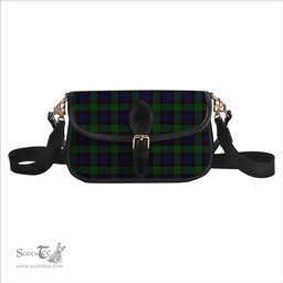 ScotsTee Shop Scottish Stewart Old Tartan Women's Chain Crossbody Bag Square Bag