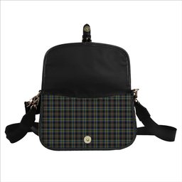 ScotsTee Shop Scottish Scott Green Modern Tartan Women's Chain Crossbody Bag Square Bag