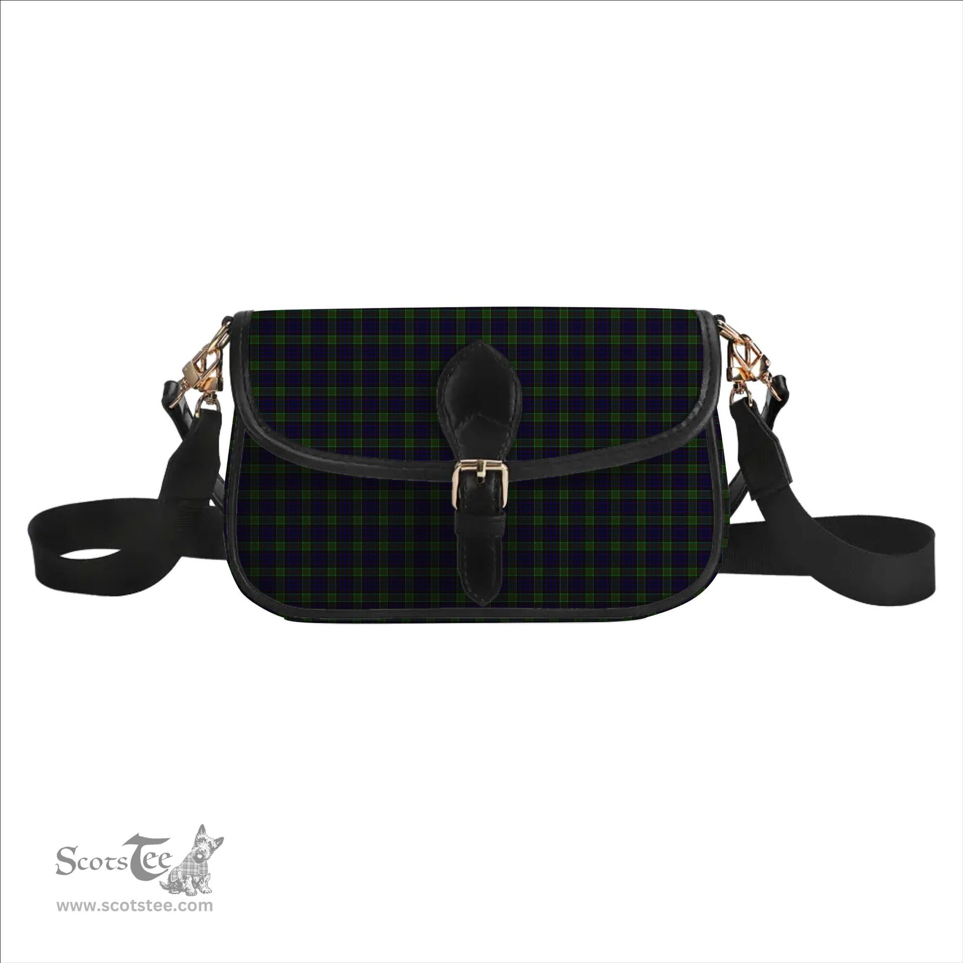 ScotsTee Shop Scottish Newman Tartan Women's Chain Crossbody Bag Square Bag
