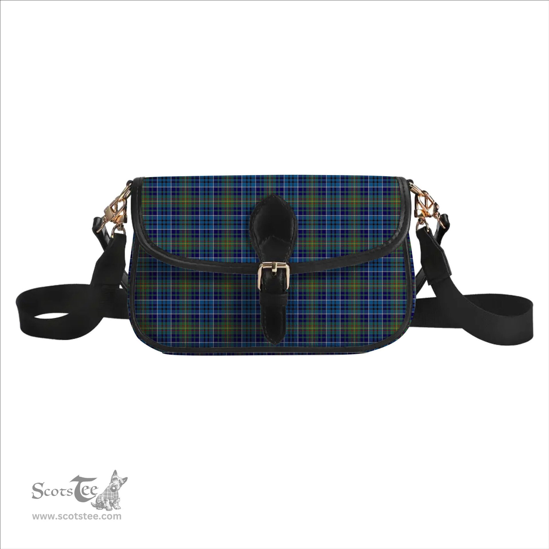 ScotsTee Shop Scottish O'Sullivan Tartan Women's Chain Crossbody Bag Square Bag