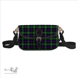 ScotsTee Shop Scottish Swinton SC Tartan Women's Chain Crossbody Bag Square Bag
