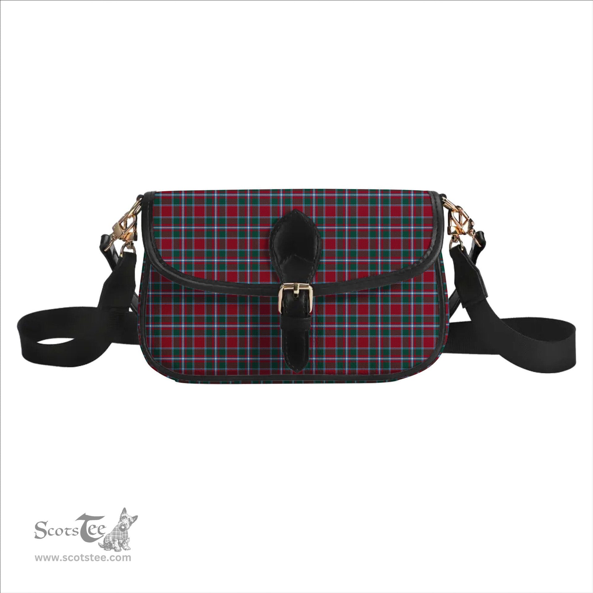 ScotsTee Shop Scottish Spens Modern Clan Tartan Women's Chain Crossbody Bag Square Bag