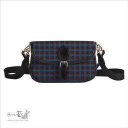 ScotsTee Shop Scottish Stewart Royal Blue Tartan Women's Chain Crossbody Bag Square Bag