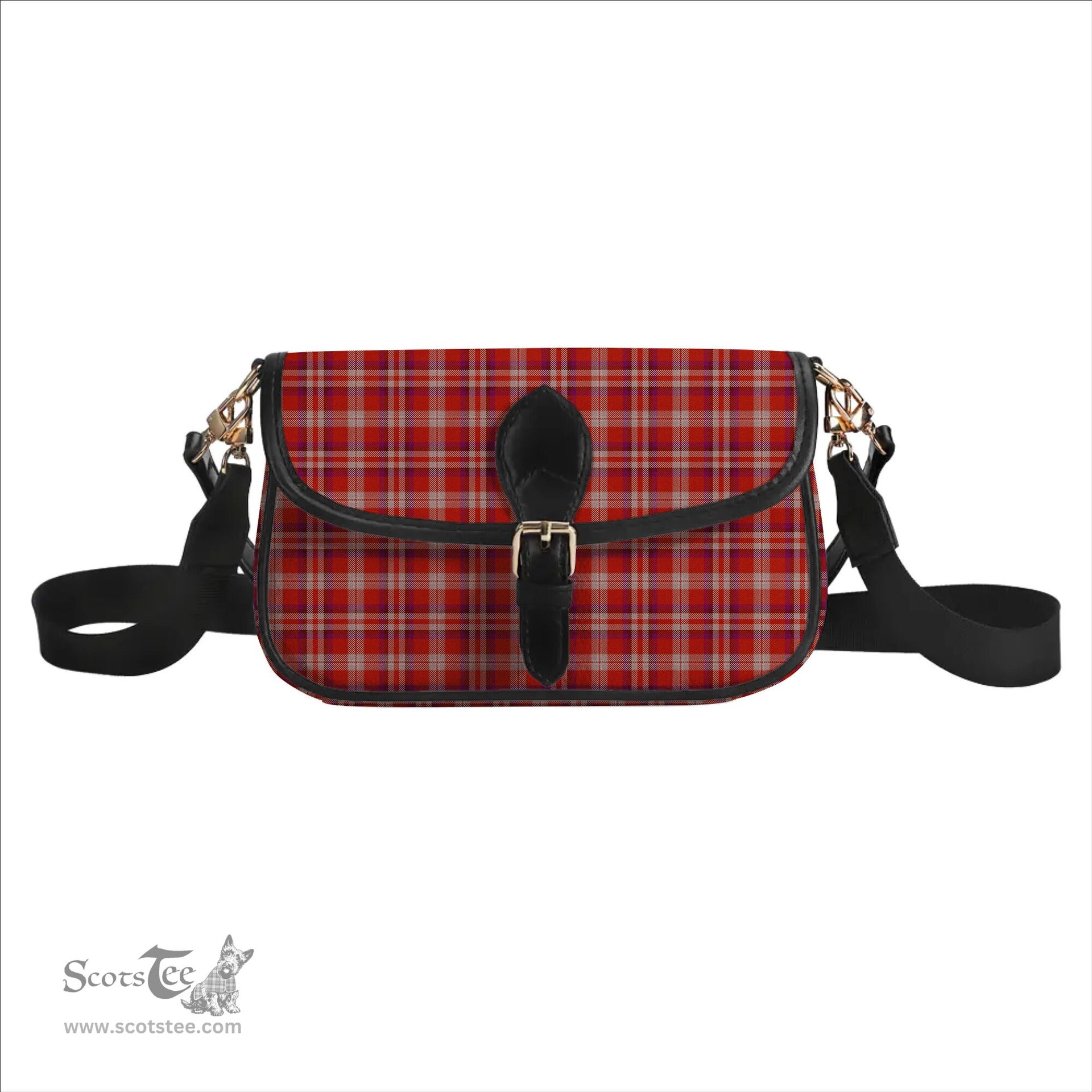 ScotsTee Shop Scottish Pennington Tartan Women's Chain Crossbody Bag Square Bag