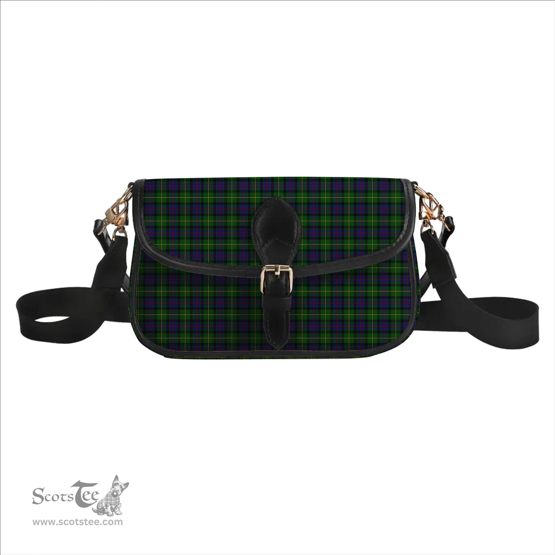 ScotsTee Shop Scottish Tait 1 Tartan Women's Chain Crossbody Bag Square Bag