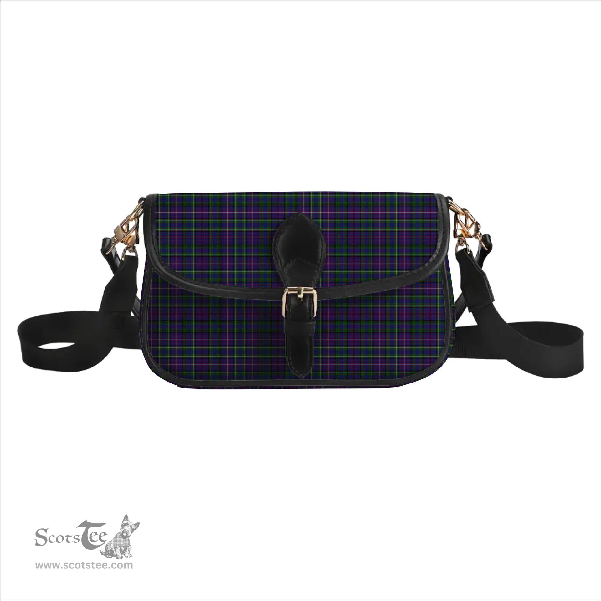 ScotsTee Shop Scottish Rankin 2 Tartan Women's Chain Crossbody Bag Square Bag