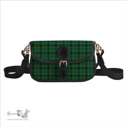 ScotsTee Shop Scottish Stewart Hunting Ancient Tartan Women's Chain Crossbody Bag Square Bag