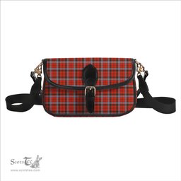 ScotsTee Shop Scottish Robertson Weathered Tartan Women's Chain Crossbody Bag Square Bag