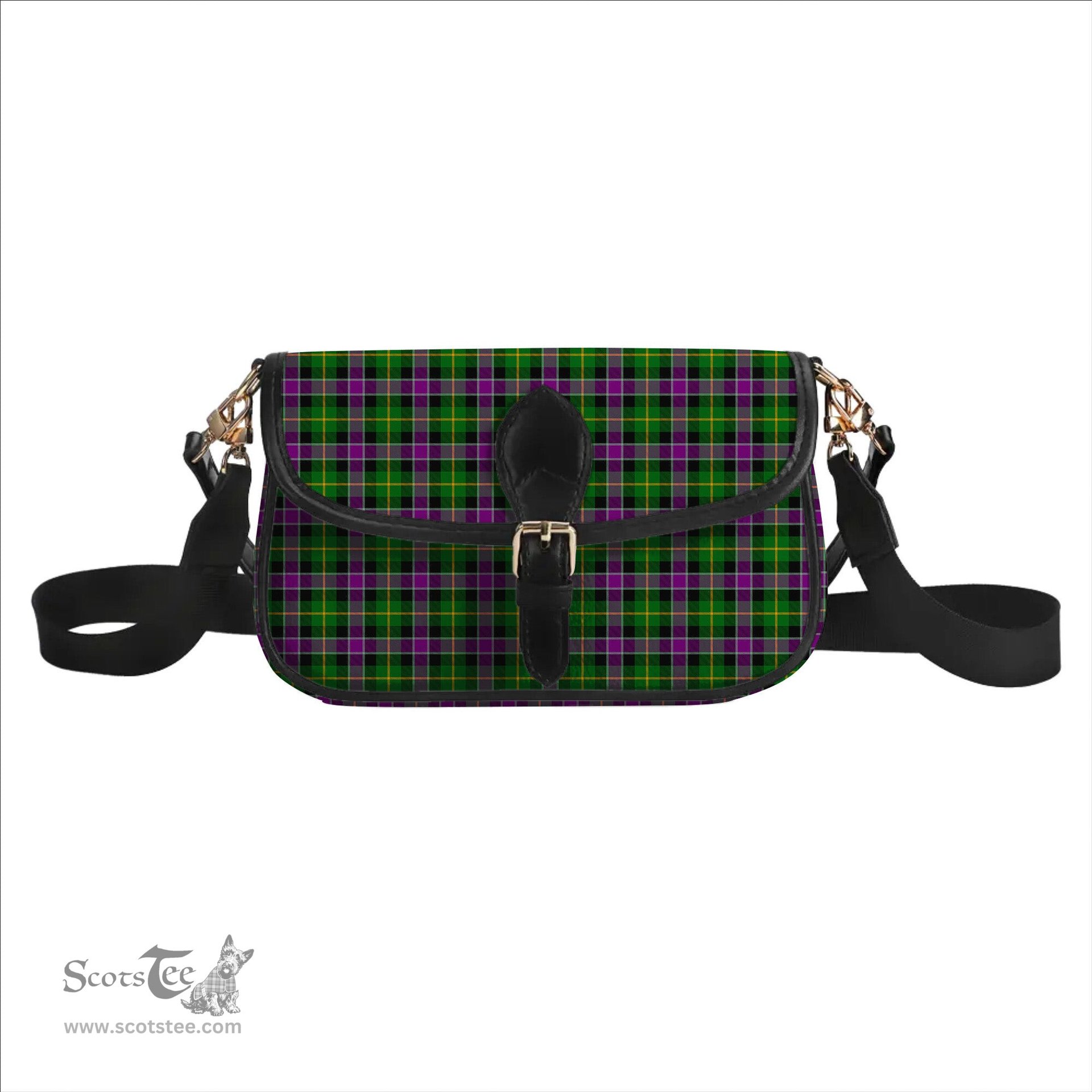 ScotsTee Shop Scottish Selkirk Tartan Women's Chain Crossbody Bag Square Bag
